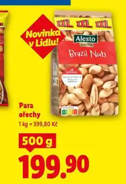 Lidl Para ořechy nabídka