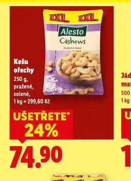Lidl Kešu ořechy nabídka