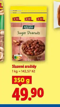 Lidl Slazené arašídy nabídka