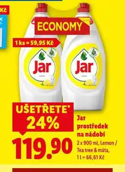Lidl Jar prostředek na nádobí nabídka