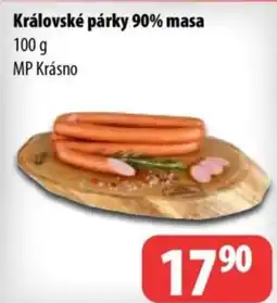 Partner Maloobchodní síť Královské párky 90% masa nabídka