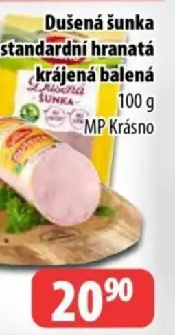 Partner Maloobchodní síť Dušená šunka standardní hranatá krájená balená nabídka