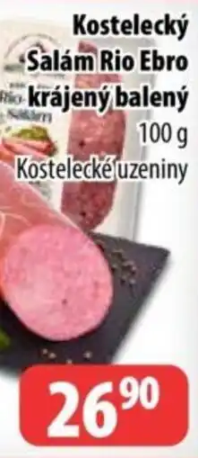 Partner Maloobchodní síť Kostelecký Salam Rio Ebro krájený balený nabídka