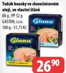 Partner Maloobchodní síť Tuňák kousky ve slunečnicovém oleji, ve vlastní šťávě nabídka