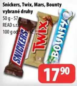 Partner Maloobchodní síť Snickers, Twix, Mars, Bounty nabídka
