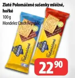 Partner Maloobchodní síť Zlaté Polomáčené sušenky mléčné, hořké nabídka