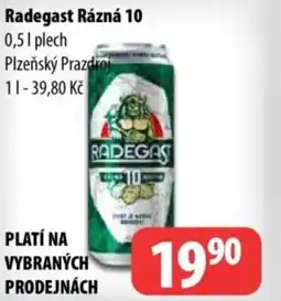 Partner Maloobchodní síť Radegast Rázná 10 nabídka