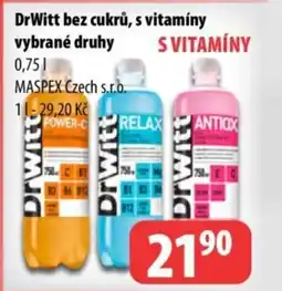 Partner Maloobchodní síť DrWitt bez cukrů, s vitamíny nabídka