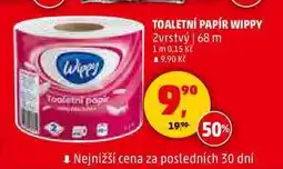 Penny Market TOALETNÍ PAPÍR WIPPY, 68 m nabídka