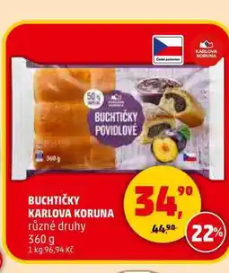 Penny Market BUCHTIČKY KARLOVA KORUNA, 360 g nabídka