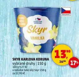 Penny Market SKYR KARLOVA KORUNA, 150 g nabídka