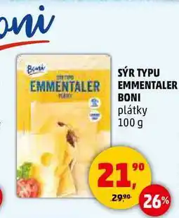 Penny Market SÝR TYPU EMMENTALER BONI, 100 g nabídka