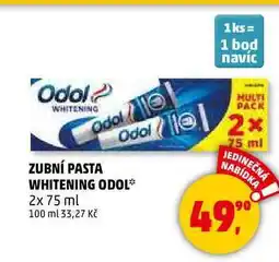 Penny Market ZUBNÍ PASTA WHITENING ODOL, 2x 75 ml nabídka