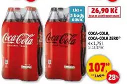 Penny Market COCA-COLA, 4x 1,75 l nabídka