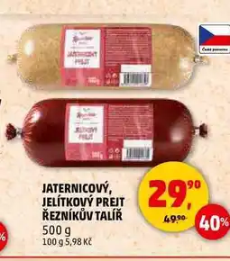 Penny Market JATERNICOVÝ, JELÍTKOVÝ PREJT ŘEZNÍKŮV TALÍŘ, 500 g nabídka