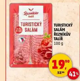 Penny Market TURISTICKÝ SALÁM ŘEZNÍKŮV TALÍŘ, 100 g nabídka