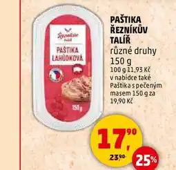 Penny Market PAŠTIKA ŘEZNÍKŮV TALÍŘ, 150 g nabídka