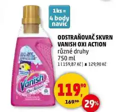 Penny Market ODSTRAŇOVAČ SKVRN VANISH OXI ACTION, 750 ml nabídka