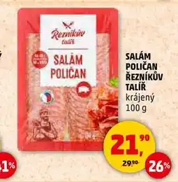 Penny Market SALÁM POLIČAN ŘEZNÍKŮV TALÍŘ, 100 g nabídka