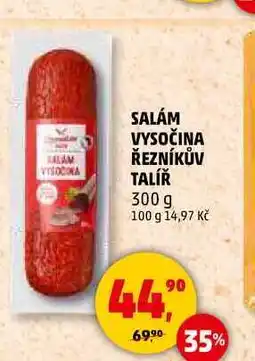 Penny Market SALÁM VYSOČINA ŘEZNÍKŮV TALÍŘ, 300 g nabídka