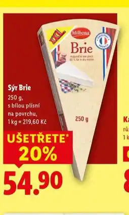 Lidl Sýr brie nabídka