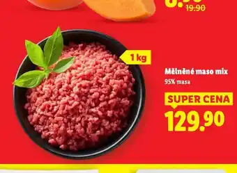Mělněné maso mix