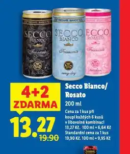 Lidl Secco rosato nabídka