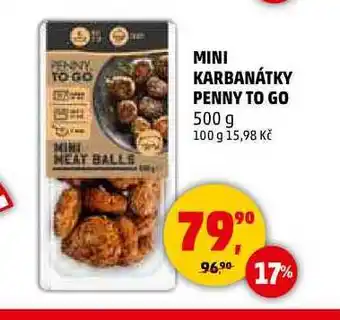 Penny Market MINI KARBANÁTKY PENNY TO GO, 500 g nabídka