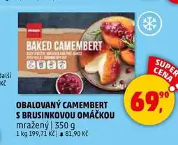 Penny Market OBALOVANÝ CAMEMBERT S BRUSINKOVOU OMÁČKOU, 350 g nabídka