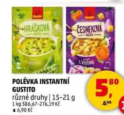 Penny Market POLÉVKA INSTANTNÍ GUSTITO, 15-21 g nabídka