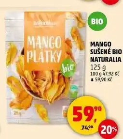 Penny Market MANGO SUŠENÉ BIO NATURALIA, 125 g nabídka