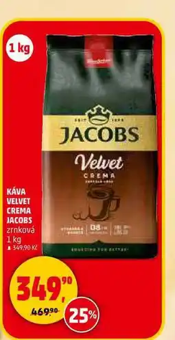 Penny Market KÁVA VELVET CREMA JACOBS zrnková, 1 kg nabídka