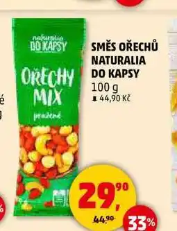 Penny Market SMĚS OŘECHŮ NATURALIA DO KAPSY, 100 g nabídka