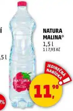 Penny Market NATURA MALINA, 1,5 l nabídka