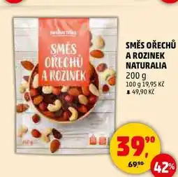 Penny Market SMĚS OŘECHŮ A ROZINEK NATURALIA, 200 g nabídka