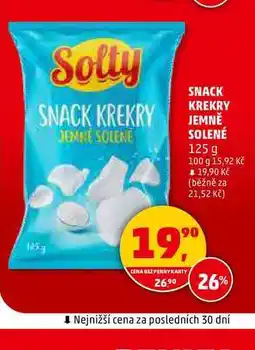 Penny Market SNACK KREKRY JEMNĚ SOLENÉ, 125 g nabídka