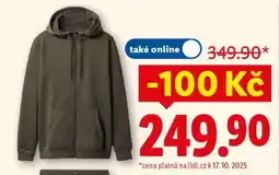 Lidl MIKINA S KAPUCÍ nabídka