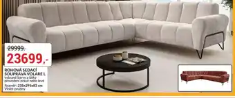 Rohová sedací souprava volare l
