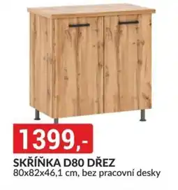 Baumax Skříňka D80 dřez nabídka