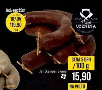 Jip Jelitka špejlovaná 100 g nabídka