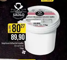 Jip Vepřové hřbetní sádlo škvařené 1 kg nabídka