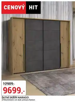 Baumax Šatní skříň Narago nabídka