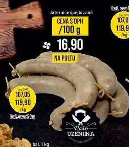 Jip Jaternice špejlované 100 g nabídka