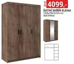 Baumax Šatní skříň Elena nabídka