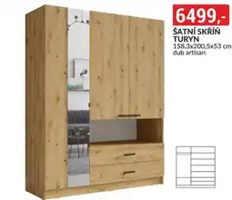 Baumax Šatní skříň Turyn nabídka