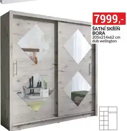 Baumax Šatní skříň Bora nabídka