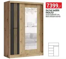 Baumax Šatní skříň Molto nabídka