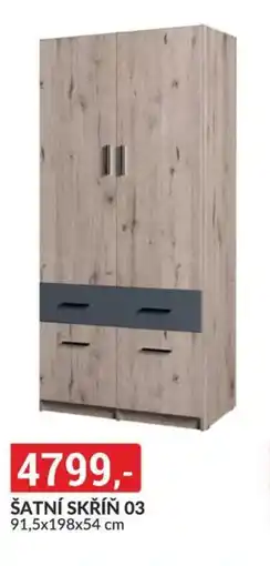 Baumax Šatní skříň 03 nabídka