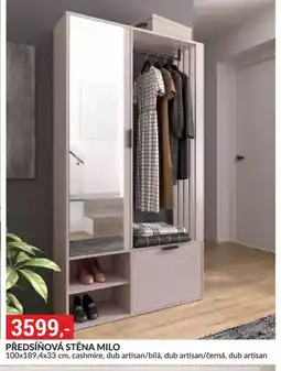 Baumax Předsíňová stěna Milo nabídka