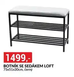 Baumax Botník se sedákem loft nabídka